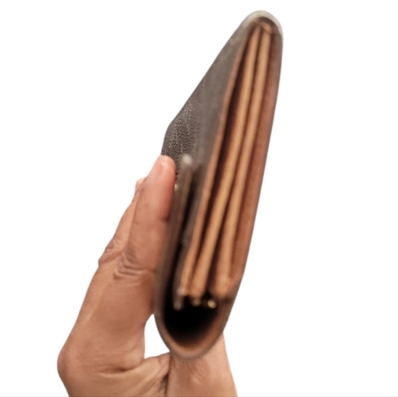 Louis Vuitton Authentic Monogram Brown Credit Card Wallet - Picture 15 of 16